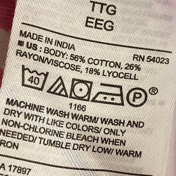 Old Navy V Neck Vertical Striped Button up womens Size XXL Pink White - Picture 10 of 11